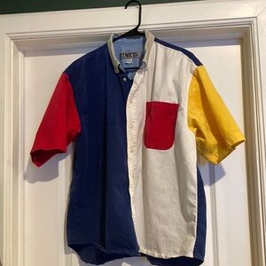The Mens Company - Vintage color block shirt - XL